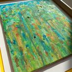 Ocean life. Eigen werk, olieverf, open kader., Ophalen of Verzenden