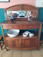 Twee antieke kasten die samen horen.bruine eiken., Antiquités & Art, Antiquités | Meubles | Armoires, Enlèvement