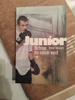 Boek in nieuwstaat over de boks legende Junior Bauwens, Verzenden, Zo goed als nieuw, Wouter Woussen, Overige