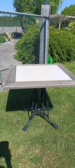 Terrastafel, Tuin en Terras, Tuintafels, Ophalen, Gebruikt, Vierkant, Teakhout