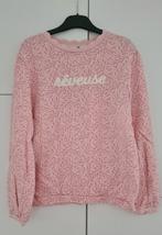 Roze sweater met print Okaïdi maat 158, Kinderen en Baby's, Kinderkleding | Maat 158, Okaïdi, Meisje, Trui of Vest, Ophalen of Verzenden