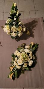 Set van 2 nieuwe grafstukken kunstbloemen Allerheiligen, Ophalen, Nieuw
