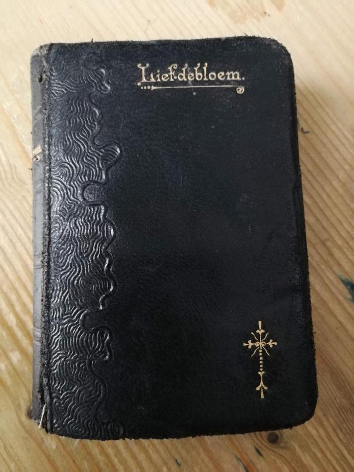 Gebedenboekje ‘Liefdebloem’ - 1899 - art nouveau omslag, Antiek en Kunst, Antiek | Boeken en Manuscripten, Ophalen of Verzenden