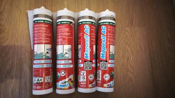4x Mapesil siliconen 188 biscuit - bruin beschikbaar voor biedingen