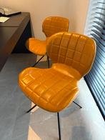 2x ZUIVER KUIPSTOEL LEDER, Enlèvement