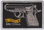 Walther PKK 7.65mm stoffen opstrijk patch embleem #1, Collections, Vêtements & Patrons, Envoi, Neuf