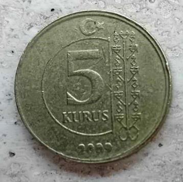 5 kurus (Turkije) 2009  beschikbaar voor biedingen