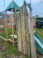 Houten palen 240cm lang, Tuin en Terras, Palen, Balken en Planken, Ophalen, Zo goed als nieuw, Palen