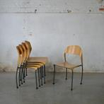 Cadiz staking chairs, Huis en Inrichting, Ophalen, Gebruikt, Bruin, Vijf, Zes of meer stoelen