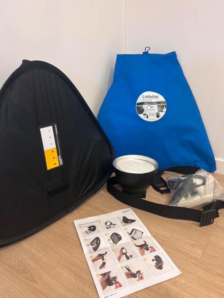 Softbox van 54x54cm Geschikt voor reportageflitsers, Audio, Tv en Foto, Fotografie | Fotostudio en Toebehoren, Zo goed als nieuw