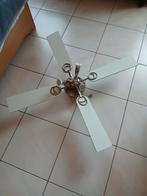 Ventilateur de plafond avec spots halogènes, Electroménager, Ventilateurs, Enlèvement, Utilisé, Ventilateur de plafond