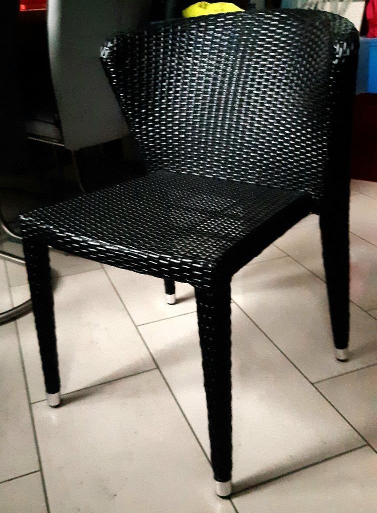 6 Chaises pour terrasse extérieure, Enlèvement, Neuf, Autres matériaux, Empilable