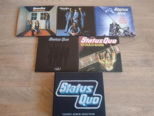 CD BOX STATUS QUO: classic album selection 5 CDS Nieuwstaat, Cd's en Dvd's, Cd's | Hardrock en Metal, Zo goed als nieuw, Boxset