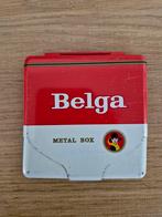 Belga sigaretten metal box ( 8,5 x 9 cm ), Ophalen of Verzenden