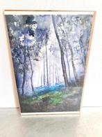 Aquarelle paysage signée, Ophalen