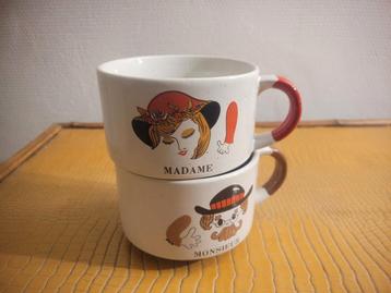 vintage cups duo beschikbaar voor biedingen