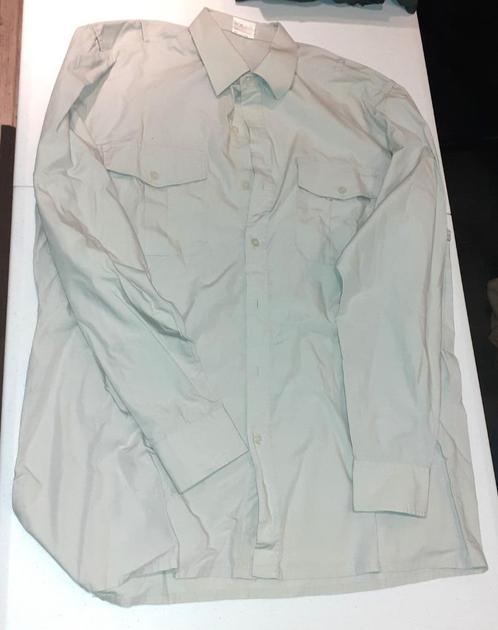 Hemd Heren groengrijs ABL Richa 1995 maat 42, Verzamelen, Militaria | Algemeen, Landmacht, Kleding of Schoenen, Verzenden
