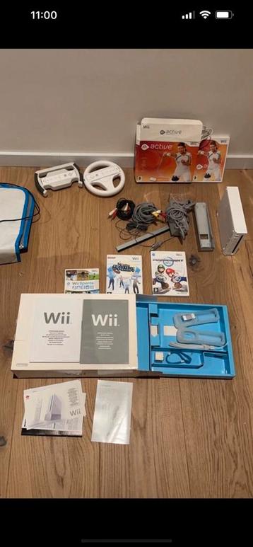 Wii console met accessoires / toebehoren