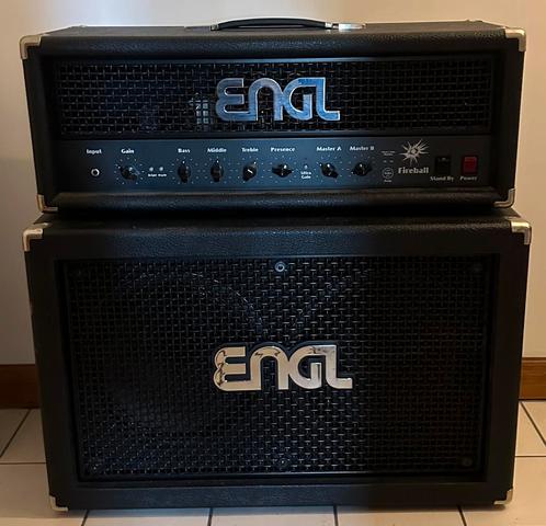 ENGL Fireball 60w black + cab E212 VHB, Muziek en Instrumenten, Versterkers | Bas en Gitaar, Gebruikt, Gitaar, 50 tot 100 watt
