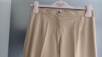 Broek Due beige maat 38 beschikbaar voor biedingen