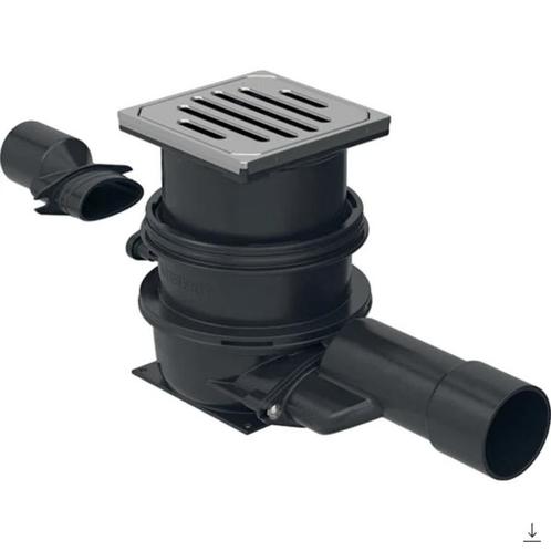 Geberit Varino afvoerput, horizontaal, d56/63, Doe-het-zelf en Bouw, Sanitair, Nieuw, Ophalen of Verzenden
