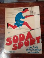 Oude reklame op dun karton, Antiek en Kunst, Ophalen