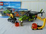 Lego City Volcano Explorers 60123 Hélicoptère de ravitaillem, Comme neuf, Ensemble complet, Lego, Enlèvement ou Envoi