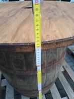 whiskyvat met tafelblad geschikt voor parasol, Tuin en Terras, Ophalen, Zo goed als nieuw