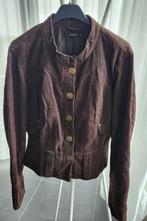ENSEMBLE VESTE et JUPE en velours, Ophalen, Gedragen, Bruin