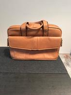 Lederen werktas/laptoptas - Grote capaciteit, Computers en Software, Laptoptassen, Ophalen of Verzenden, 16 inch, Gebruikt, Schoudertas