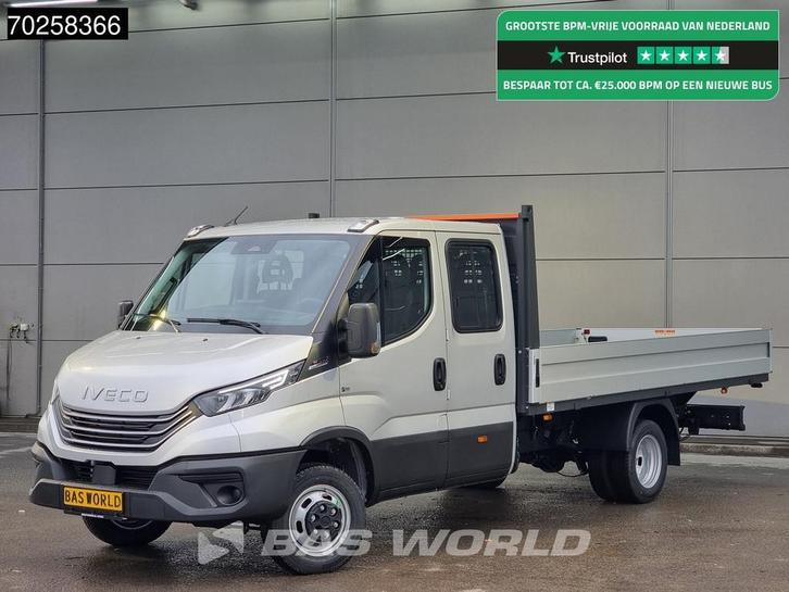 Iveco Daily 35C21 3.0L Automaat 210PK 2025-Model Open laadba, Auto's, Bestelwagens en Lichte vracht, Bedrijf, Te koop, Airconditioning