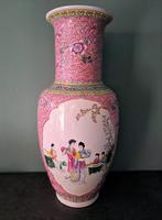 Vase chinois (famille rose), Antiquités & Art, Enlèvement ou Envoi