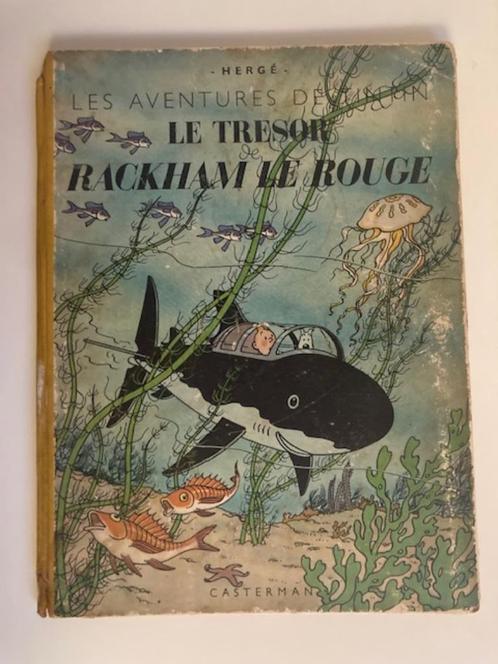 Tintin - Le Trésor de Rackham le Rouge (collection à vendre), Livres, BD, Envoi