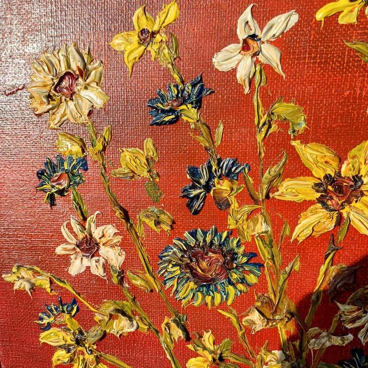 Rik Versonnen Impasto 3D, Antiek en Kunst, Kunst | Schilderijen | Klassiek, Ophalen
