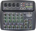 6-kanaals audio-mengconsole met led-display, geïntegreerde, Ophalen of Verzenden, Zo goed als nieuw, Instrumentmicrofoon