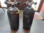 2 Duikflessen 12 L staal te koop, Watersport en Boten, Duiken, Ophalen, Gebruikt, Duikfles