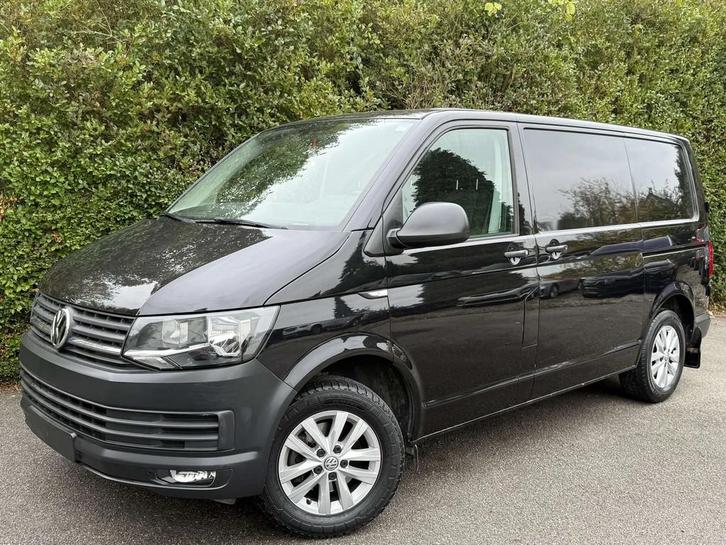 Volkswagen T6 TRANSPORTER 2.0 TDi DSG+3 PLACES+NAVI+AIRCO+JA, Auto's, Volkswagen, Bedrijf, Te koop, Transporter, Airbags, Metaalkleur