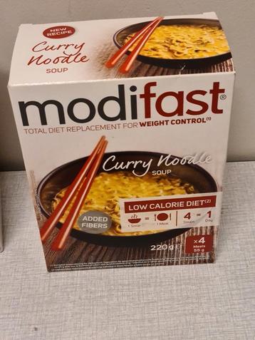 Modifast curry noodle 1 boîte de 4 sachets et 3 autres en +, Enlèvement, Neuf