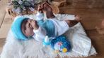 Baby jongen met accessoires , 40cm, zie foto's, Ophalen of Verzenden, Zo goed als nieuw