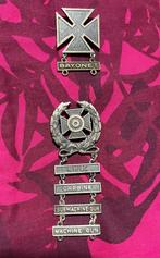 WW2 Amerikaanse Marksmanship Qualification Badges, Verzamelen, Verzenden, Landmacht, Lintje, Medaille of Wings