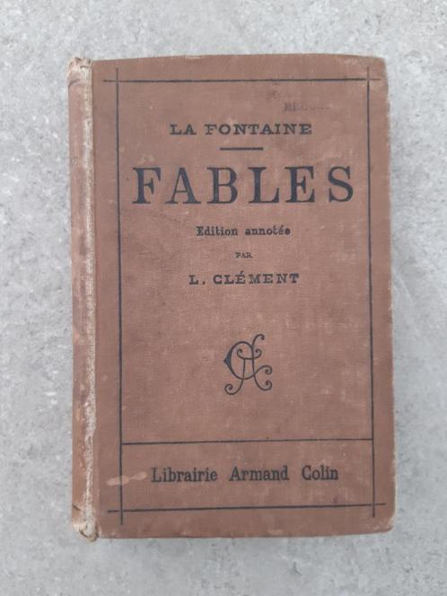 Boek uit 1910 - Fables De La Fontaine  (Frans), Boeken, Sprookjes en Fabels, Gelezen, Ophalen of Verzenden