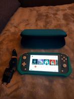 Nintendo switch lite plus extras!, Games en Spelcomputers, Spelcomputers | Nintendo Switch Lite, Ophalen, Grijs, Zo goed als nieuw