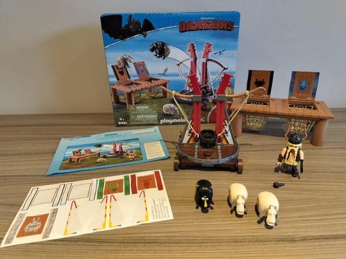 Playmobil - Dragons -  Schapen schieten met  Rochel (9461), Kinderen en Baby's, Speelgoed | Playmobil, Zo goed als nieuw, Complete set