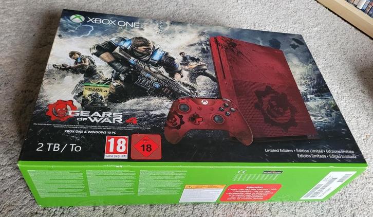 Xbox One S Gears Of War 4 EDITION NIEUW verzegeld!, Games en Spelcomputers, Spelcomputers | Xbox One, Nieuw, Xbox One S, 2 TB