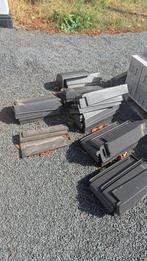 Dakpannen BMI Monier Tuile plat, Doe-het-zelf en Bouw, Dakpannen en Dakbedekking, Ophalen, Gebruikt, Steen of Klei, Zwart