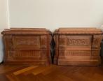 Paire de boîtes/coffres en chêne — néo-renaissance, Enlèvement ou Envoi