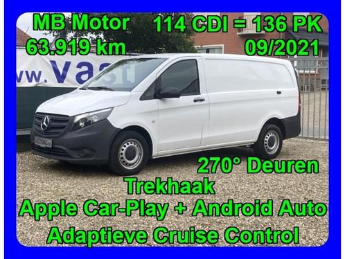 Mercedes-Benz Vito 114 CDI / 22.305 € + BTW / Automaat / Tr, Autos, Mercedes-Benz, Entreprise, Vito, ABS, Régulateur de distance