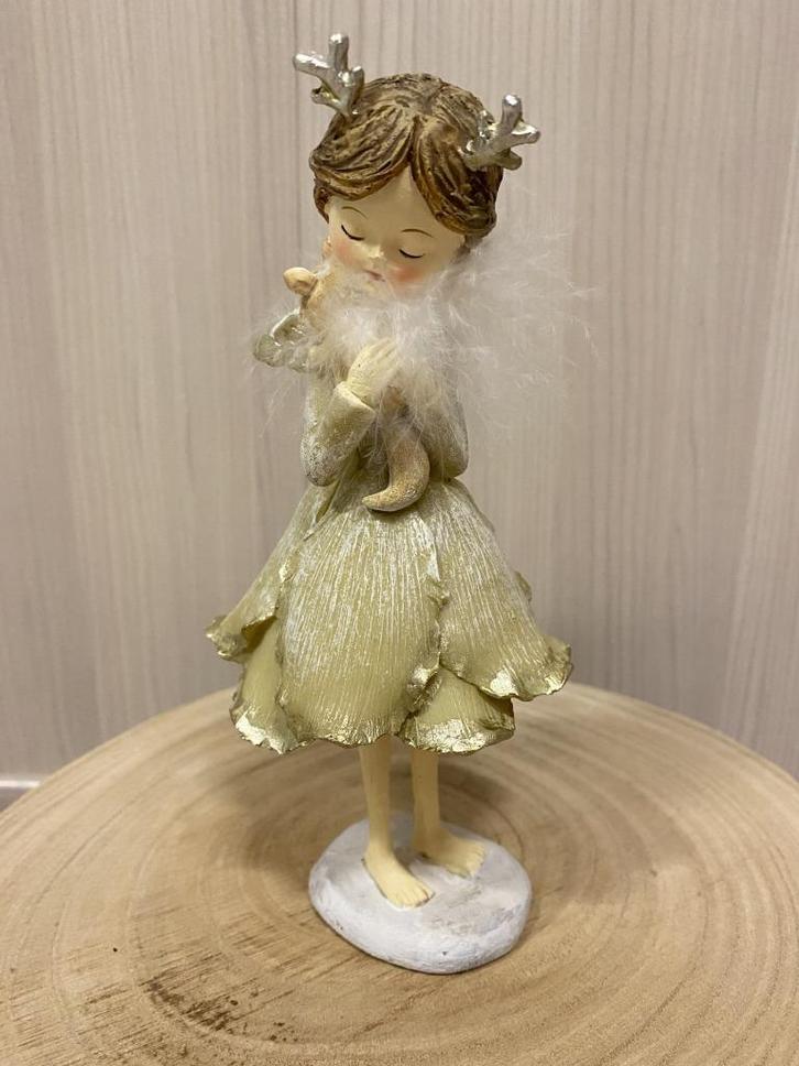 Décoration de Noël : ange en or doux, Divers, Noël, Neuf, Enlèvement ou Envoi