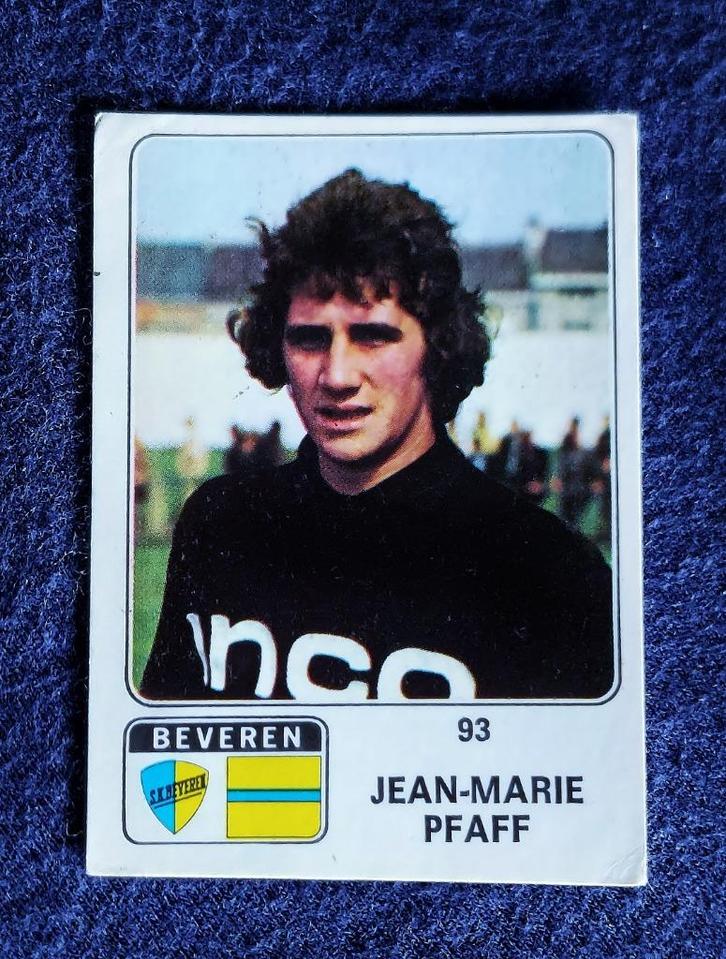 Panini sticker card voetbal  ' FB 1973 - JM Pfaff '  -nieuw-, Hobby en Vrije tijd, Stickers en Plaatjes, Nieuw, Sticker, Ophalen of Verzenden