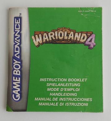 Handleiding Warioland4 beschikbaar voor biedingen